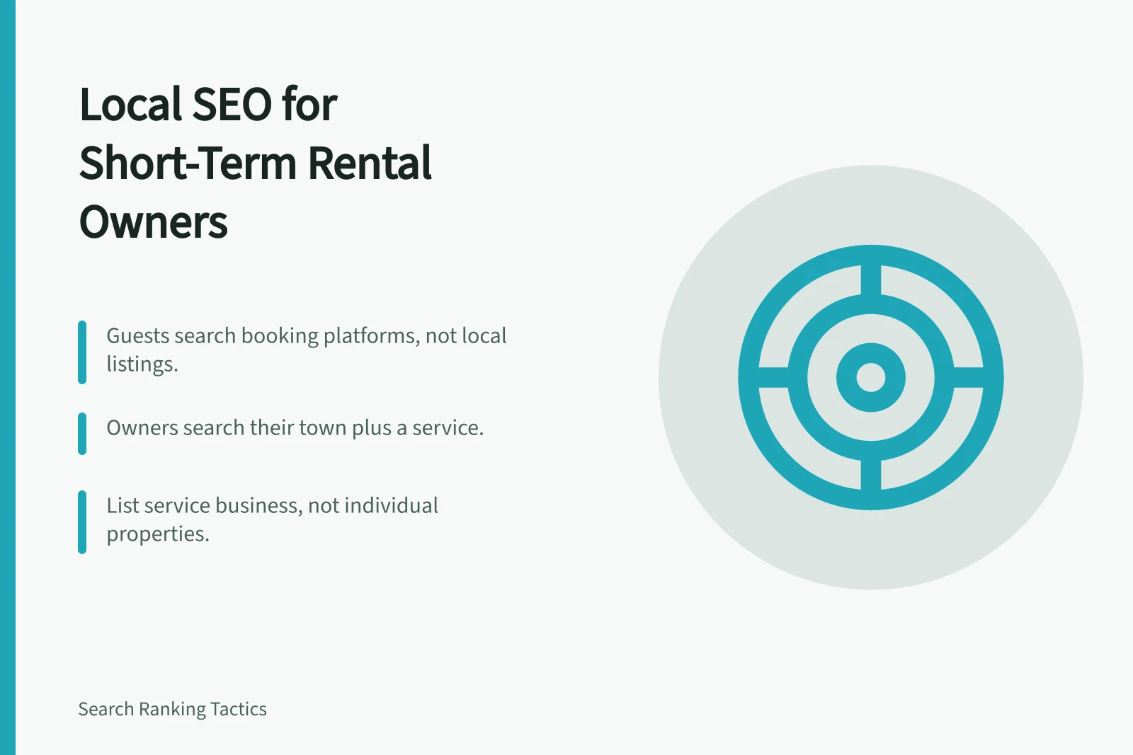 Local SEO checklist for short-term rental owners seeking property managers. Local SEO checklist for short-term rental owners owners
