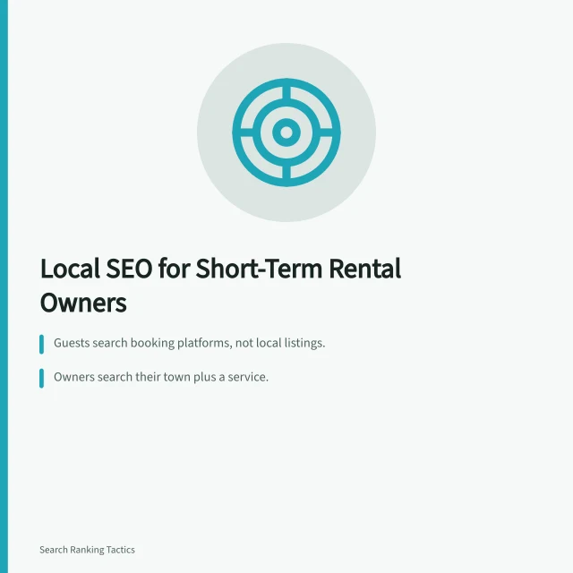 Local SEO checklist for short-term rental owners seeking property managers. Local SEO checklist for short-term rental owners owners