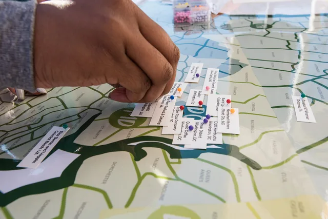 U.S. Department of Agriculture (USDA) Agricultural Marketing Service (AMS) Kayla Johnson sets the location pins that show where today's vendors have come from for the USDA Farmers Market that celebrates its close of the 22nd season on Oct 27, 2017, in Washington, DC. The last market day featured liv. Local SEO trends: do shared data and governance matter?