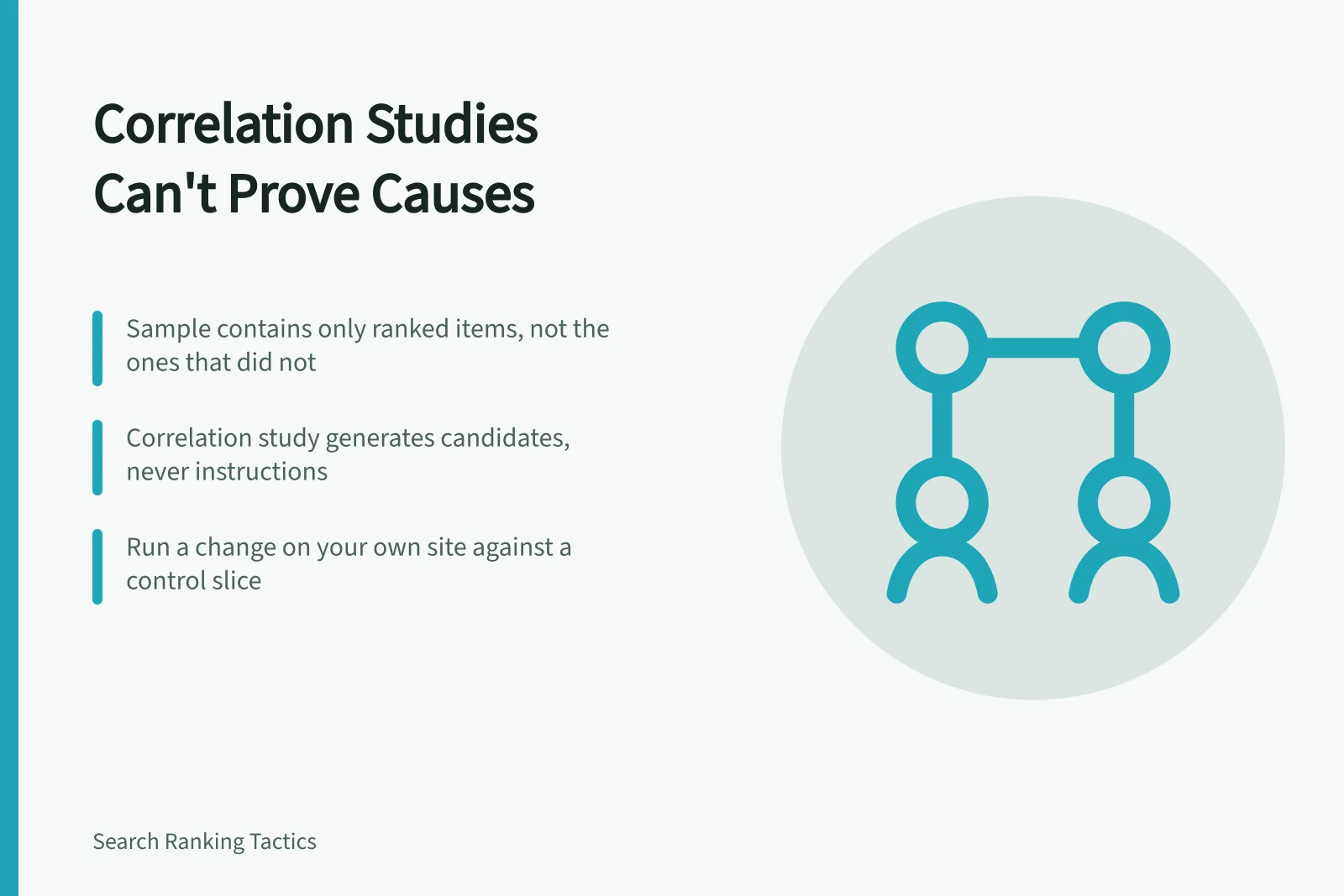 Card comparing ranking signal evidence types and their limits. 4 plain facts about ranking signals comparison