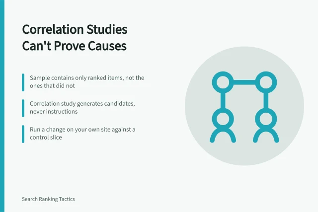 Card comparing ranking signal evidence types and their limits. 4 plain facts about ranking signals comparison